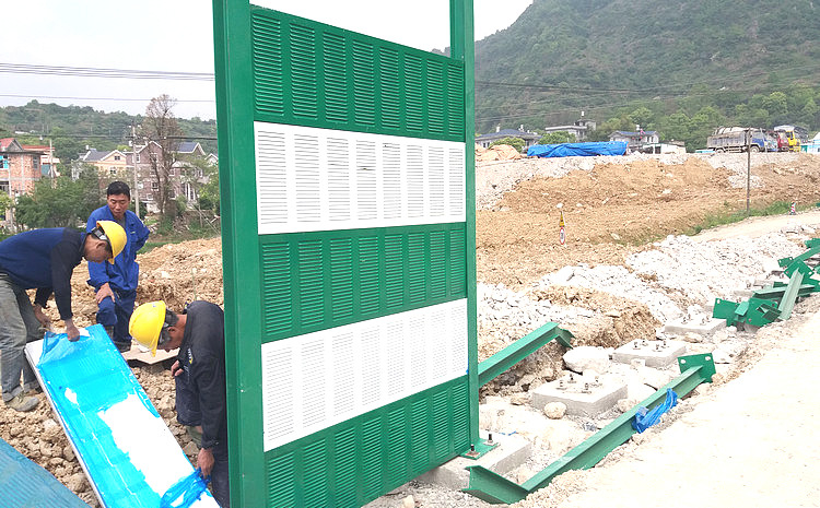 施工工地碎石加工场防噪屏